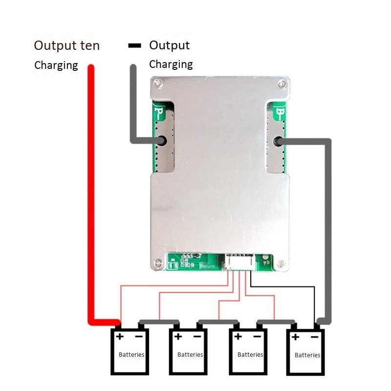 熱銷好物💥具有電源電池平衡/增強PCB保護板的4S 12V 800A BMS鋰鐵鋰電池充電器保護板