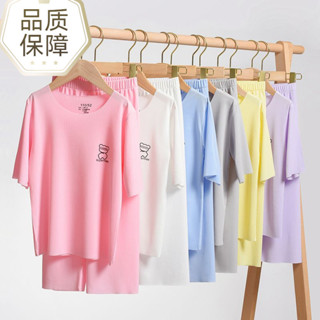 🌸熱賣推薦🌸兒童睡衣冰絲夏季薄款男童女童傢居服春秋女孩大童空調服男孩