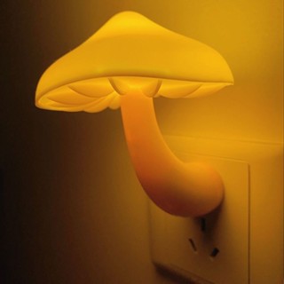 熱賣夜間感應蘑菇ins小夜燈led插電款臥室床頭睡眠光控感應氛圍燈禮物 GC3C