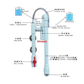 特惠/魚缸改底濾DIY魚缸魚池虹吸管停電自動止水來電自動給水H管