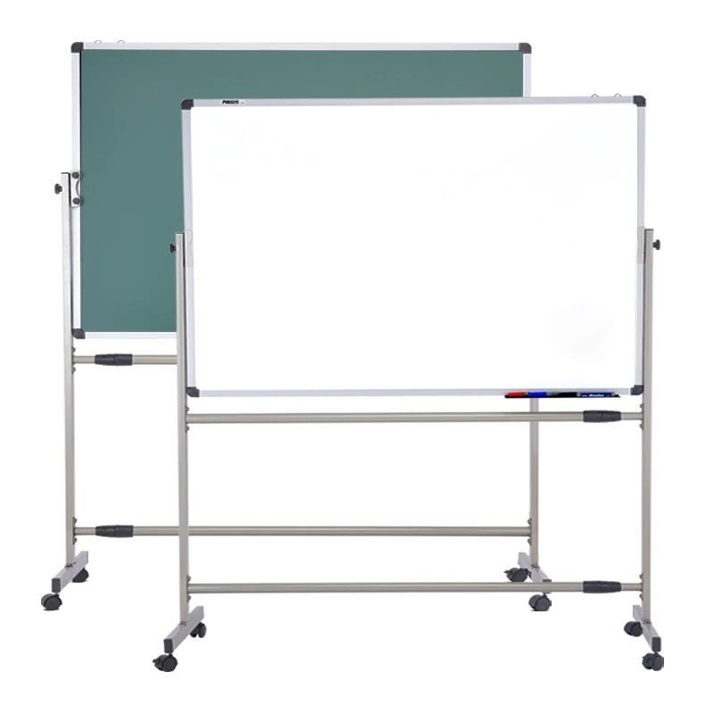 黑板白板支架式移動看板磁性白板雙面展示板家用教學辦公寫字板
