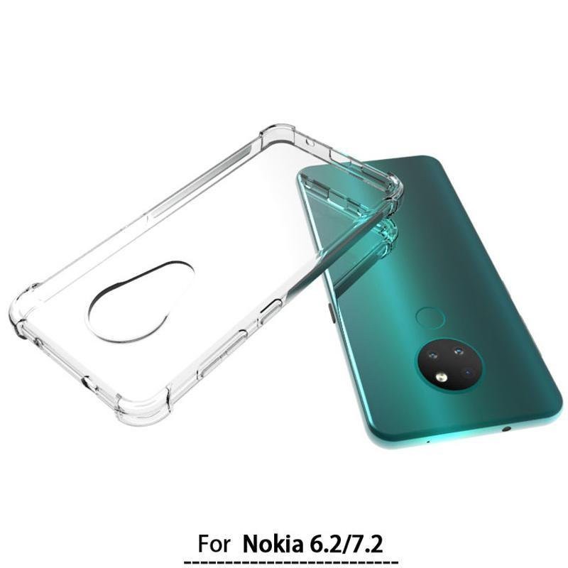 【下殺價】Nokia諾基亞7.2 6.2透明防摔 TA-1178手機殻TA-1196保護套 鋼化膜 SJ1O