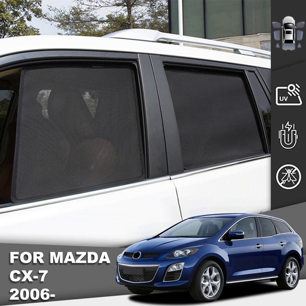 ＭＣ💘MAZDA 馬自達 CX-7 CX7 ER 2006-2014 CX 7 磁性汽車遮陽罩前擋風玻璃窗簾後嬰兒側窗