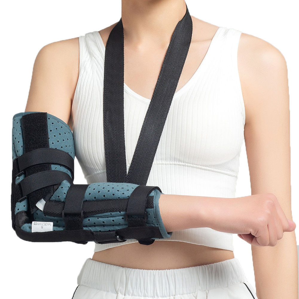 可調節肘關節固定 支具 手臂護具 支架手肘骨折固定
