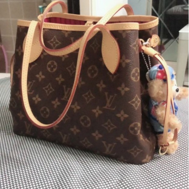 二手現貨 lv neverfull mm m40995經典老花中款 子母袋 購物包 牛奶包 媽媽包