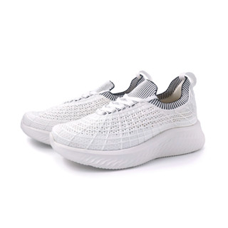 【DK氣墊鞋】3D網狀飛織氣墊女鞋 73-3196-50 白色
