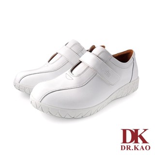 【DK 空氣休閒鞋】素色魔鬼氈護士空氣女鞋 89-2107-50 白色