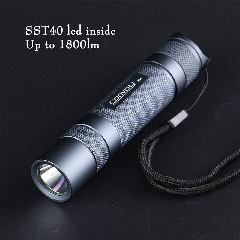 Xstore2 Convoy S2+ Luminus sst40 Flashlight Camping Hunting