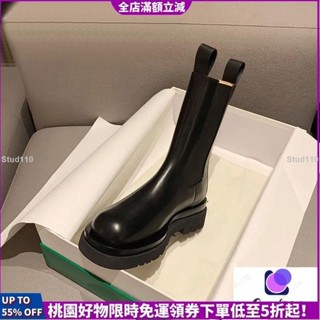 🔥臺灣熱賣🔥真皮 馬丁靴 女 新款 春季 英倫風 中筒 厚底 女靴 煙筒 切爾西 短靴子 時尚女鞋 復古風格