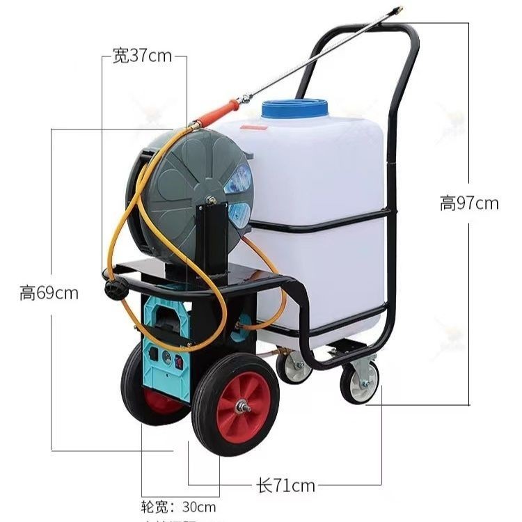 【工廠直銷*諮詢客服優惠多多】  打藥機 手推式打藥機 60陞高壓農用園林電動力農藥噴霧器防疫消毒機打藥車