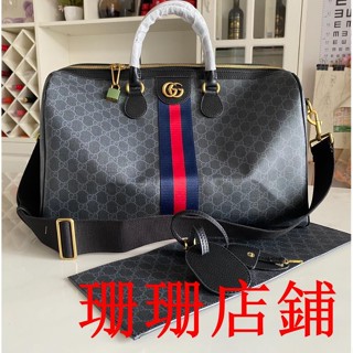 珊珊二手/GUCCI/古馳旅行包行李包旅行袋行李袋大包包折疉行李袋手提行李袋手提行李包旅行包大容量手提斜背包外出包包