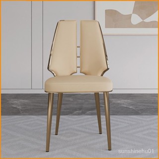 【現貨】 意式極簡餐椅輕奢高級感現代簡約傢用網紅設計師北歐個性創意椅子