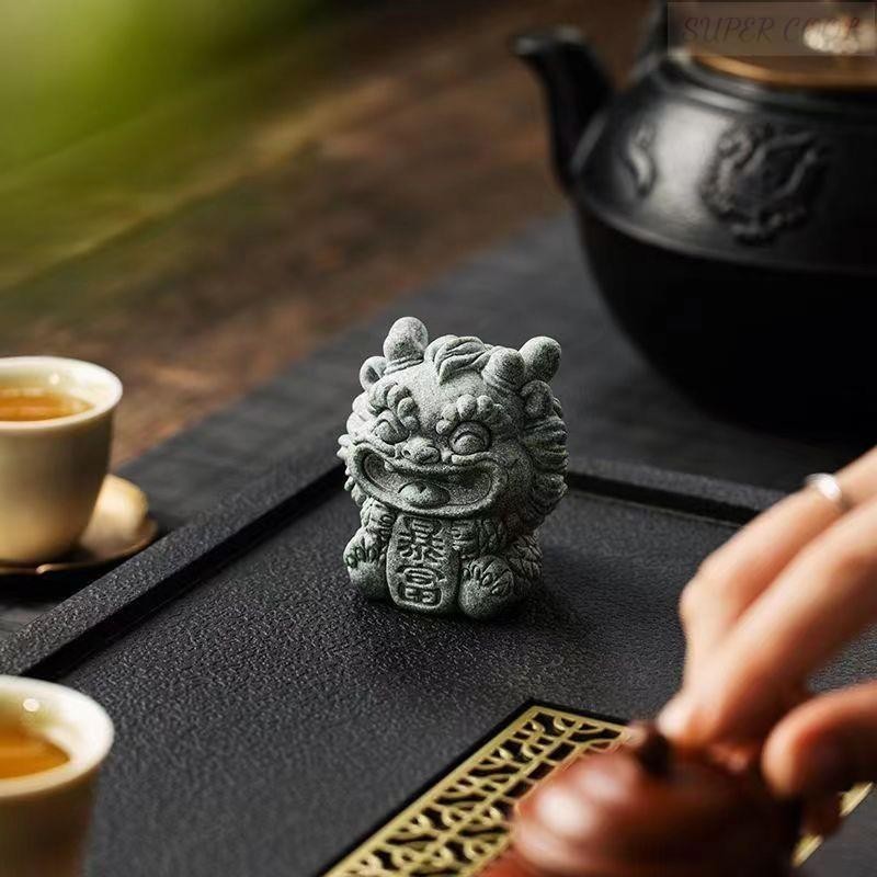 茶寵 變色茶寵 開運砂石暴富茶寵精品可養桌面擺件茶具配件創意茶桌裝飾品裝飾 泡茶 創意擺件 茶具