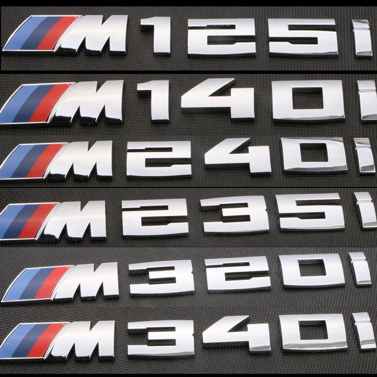 BMW 寶馬M數字標BMW 寶馬M140i M340i M540i M550i M760Li車標字標尾標a車品