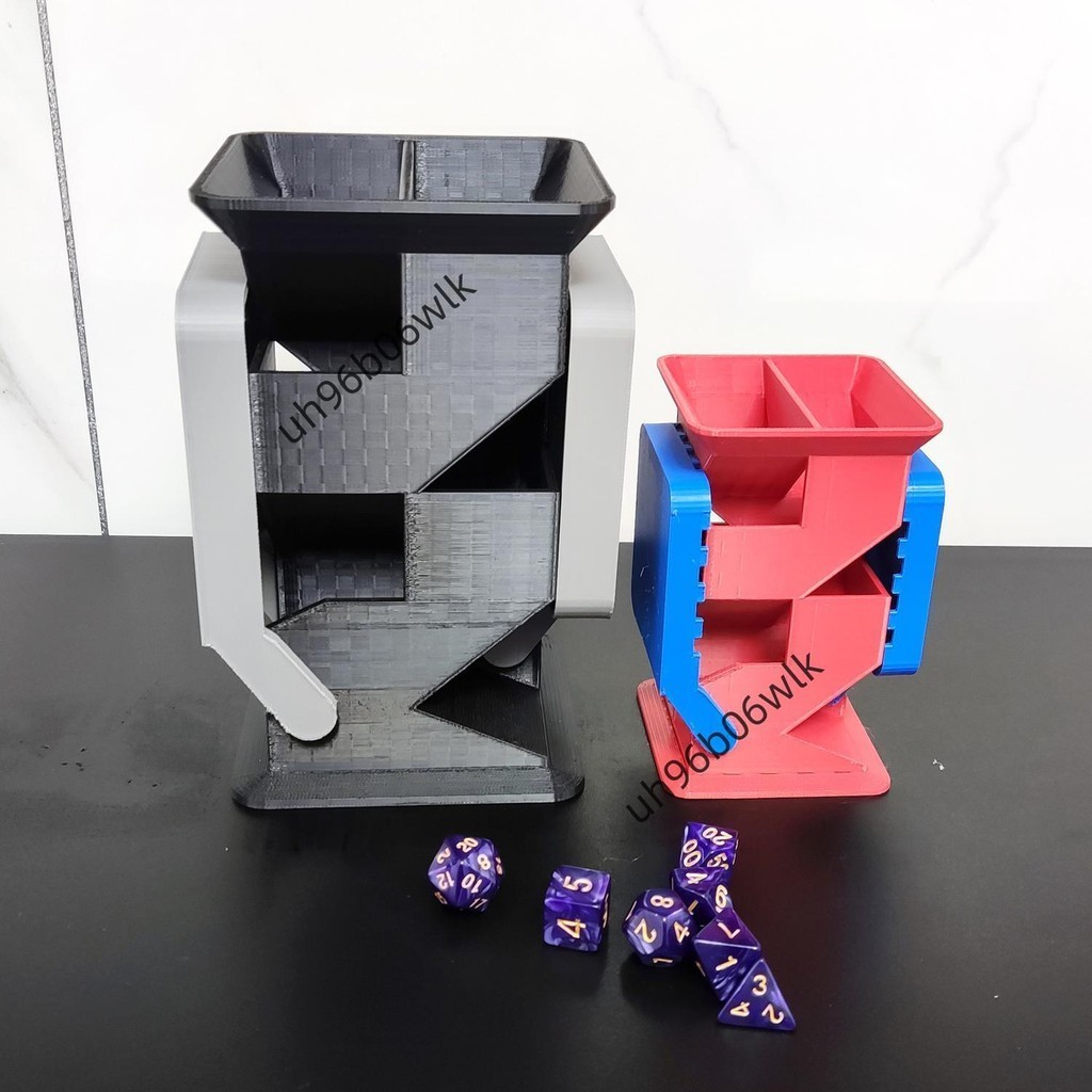 大號骰子塔可折疊桌游色子塔骰塔 支持跑團狼人劇本殺專用 3D打印