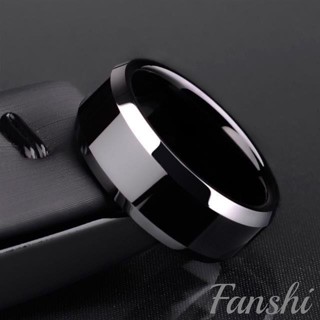 Fanshi｜鎢鋼｜夜店光面鈦鋼戒指 簡約單身戒子 轉運戒指 男生戒指 戒指男 復古戒指 食指戒指 男戒 指環 戒子