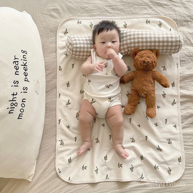 臺灣出貨🚛5嬰兒隔尿墊寶寶防水可洗透氣水洗月經姨媽墊大尺寸床單生理期床墊