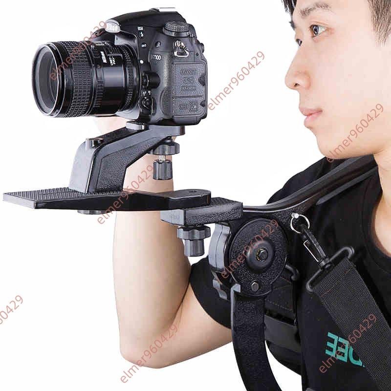 暢銷新品&amp;輕裝時代肩托架攝像機支架手持穩定器單反相機DV攝影肩架肩扛防抖