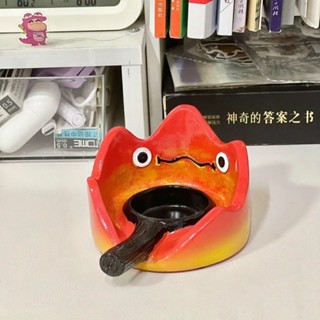 【臺灣發貨 特價處理】卡西法燭臺小夜燈火焰擺件簡約哈爾的移動城堡ins風女生生日禮物