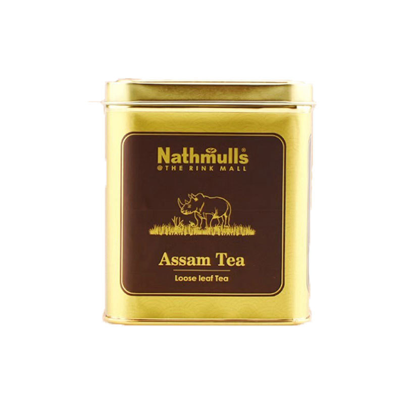 Nathmulls 印度阿薩姆紅茶100g罐裝茶葉袋泡茶奶茶專用紅茶送禮茶