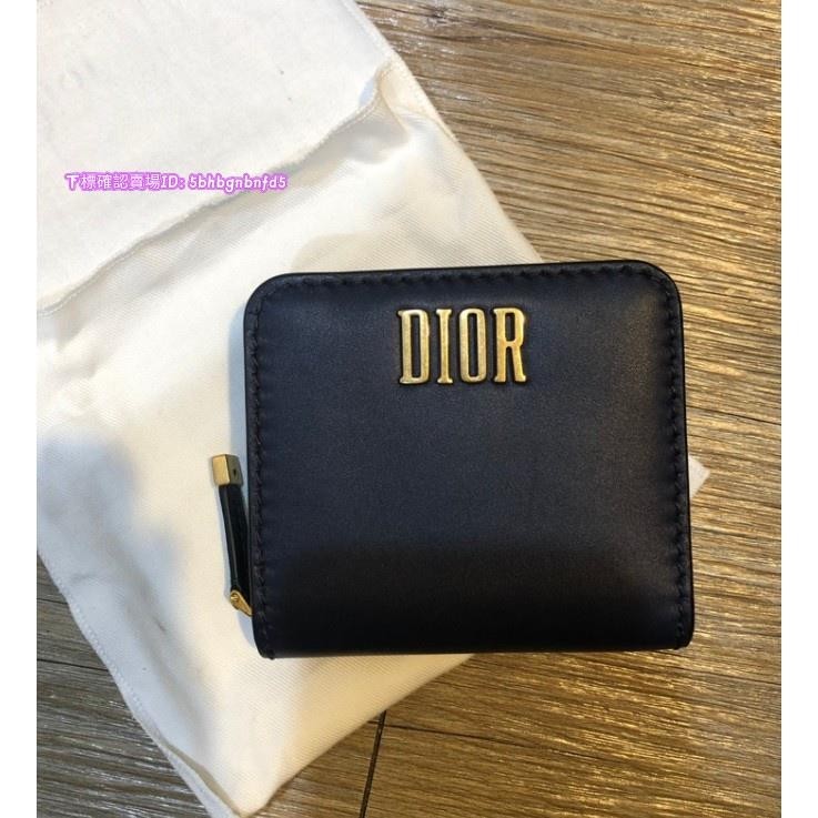 米娜正品 Dior Christian Dior 皮夾🔥真皮簡約超美短夾❤️新品上架 全新