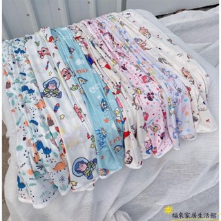 【台灣免運】日本兒童涼被 降溫夏季冰絲毯 雙層兒童被蓋毯 空調涼感巾 透氣冰冰被 嬰兒午睡冷感毯ZW01