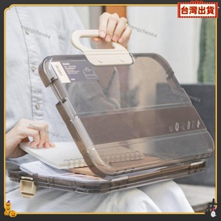 蝦皮熱賣🍎證書儲存箱防塵便攜式紙架照片卡收據書桌整理器合同A4檔案收納盒