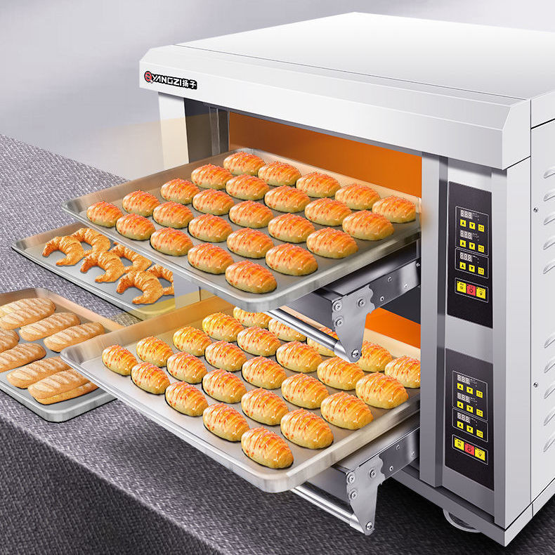 【熱賣機器特惠僅限前20】烤箱 商用全自動烤爐大容量地瓜機 多功能燃氣披薩烘培箱