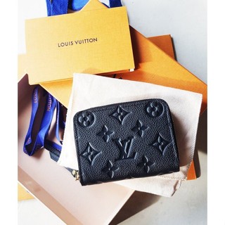 精品二手 Louis Vuitton LV M60574 黑色 M68696 壓紋 拉鍊零錢包 M60740 紅色