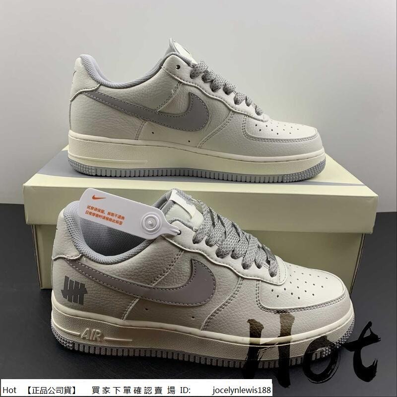 Hot Undefeated x Nike Air Force 1 Low 白灰 空軍 3M反光 DO6682-200