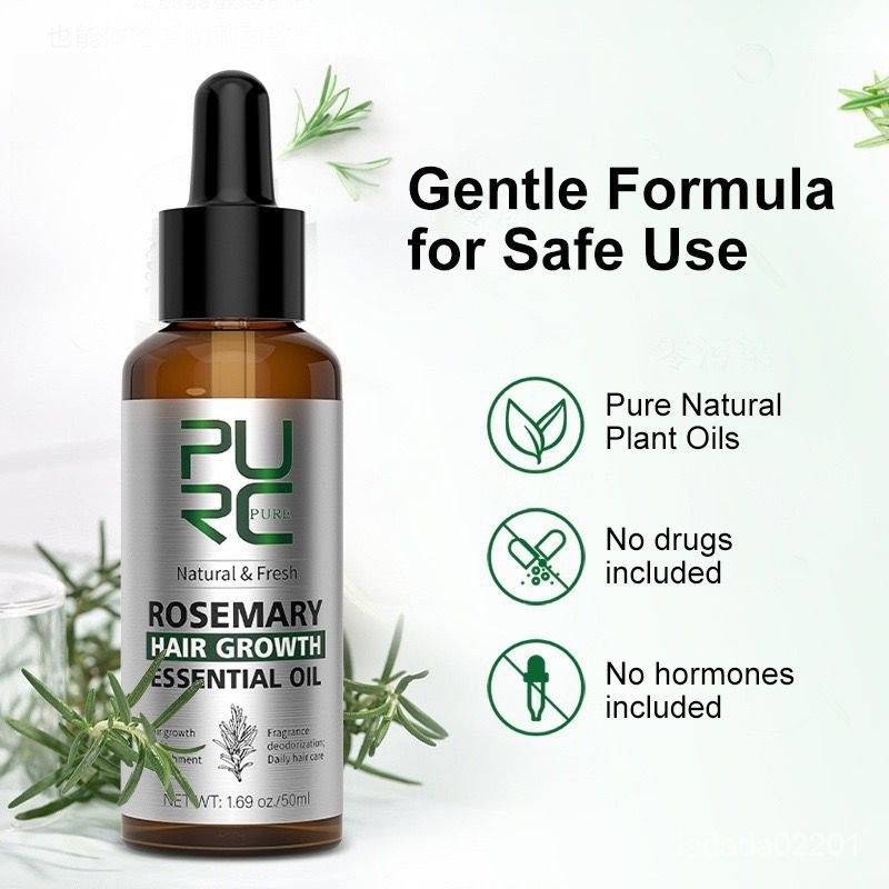 Purc Rosemary Ginger Hair Growth essential oil Fast Regrowth