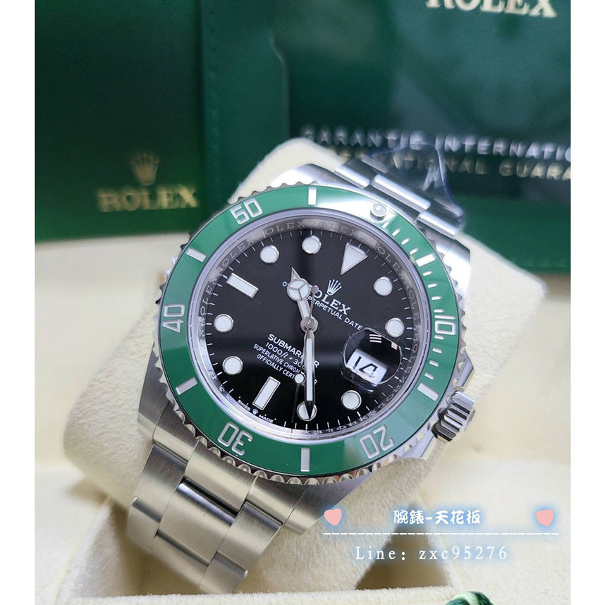 Rolex 勞力士 126610Lv 綠水鬼 41Mm Submariner 3235 星巴克 陶瓷圈 新版黑面錶