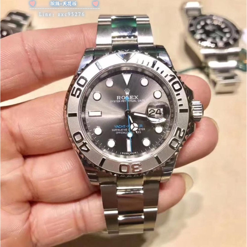 Rolex 勞力士 灰遊艇名仕鉑金40Mm男士手表126622腕錶