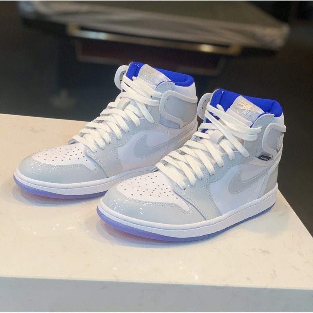 爆款 Air Jordan 1 Zoom 白藍 “小Dior” 籃球鞋 運動鞋 休閒鞋 CK6637-104