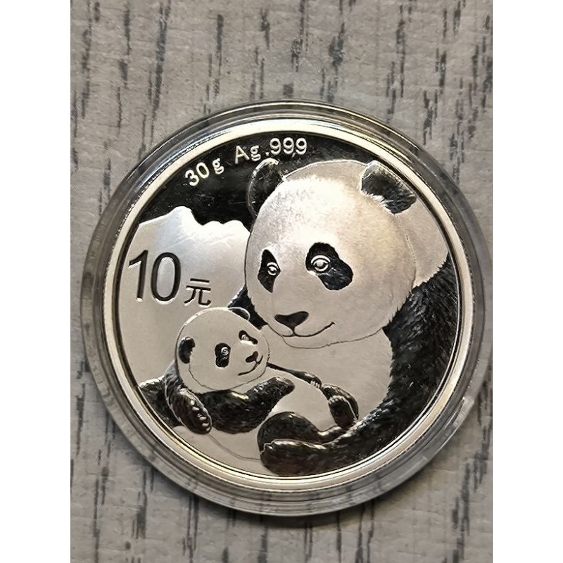 2019年 熊貓銀幣
