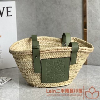 二手精品 LOEWE Basket bag 草編包 菜籃子 手提包 斜挎包 小號/大號