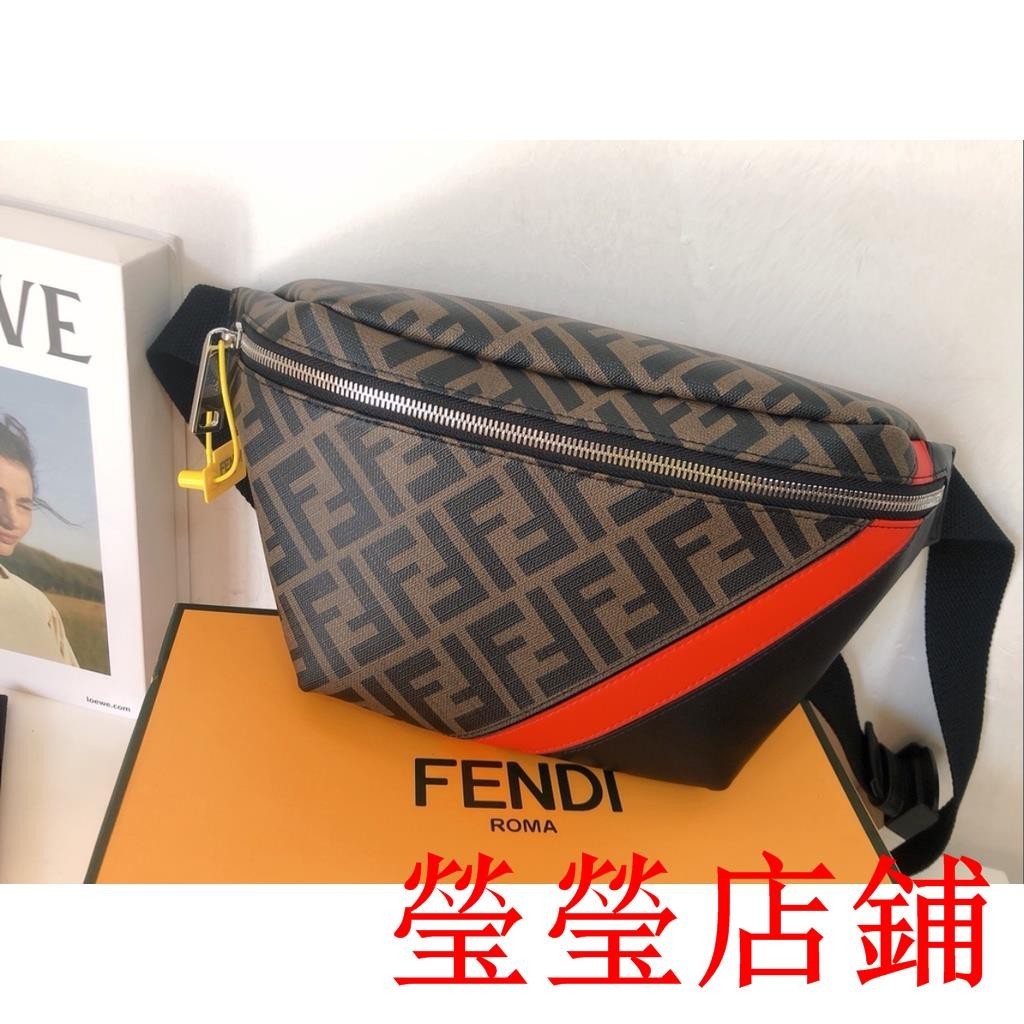 R/G二手/FENDI 芬迪（芬#迪2027-5）最新款腰包/胸包 小牛皮 男女通用 休閑百搭330