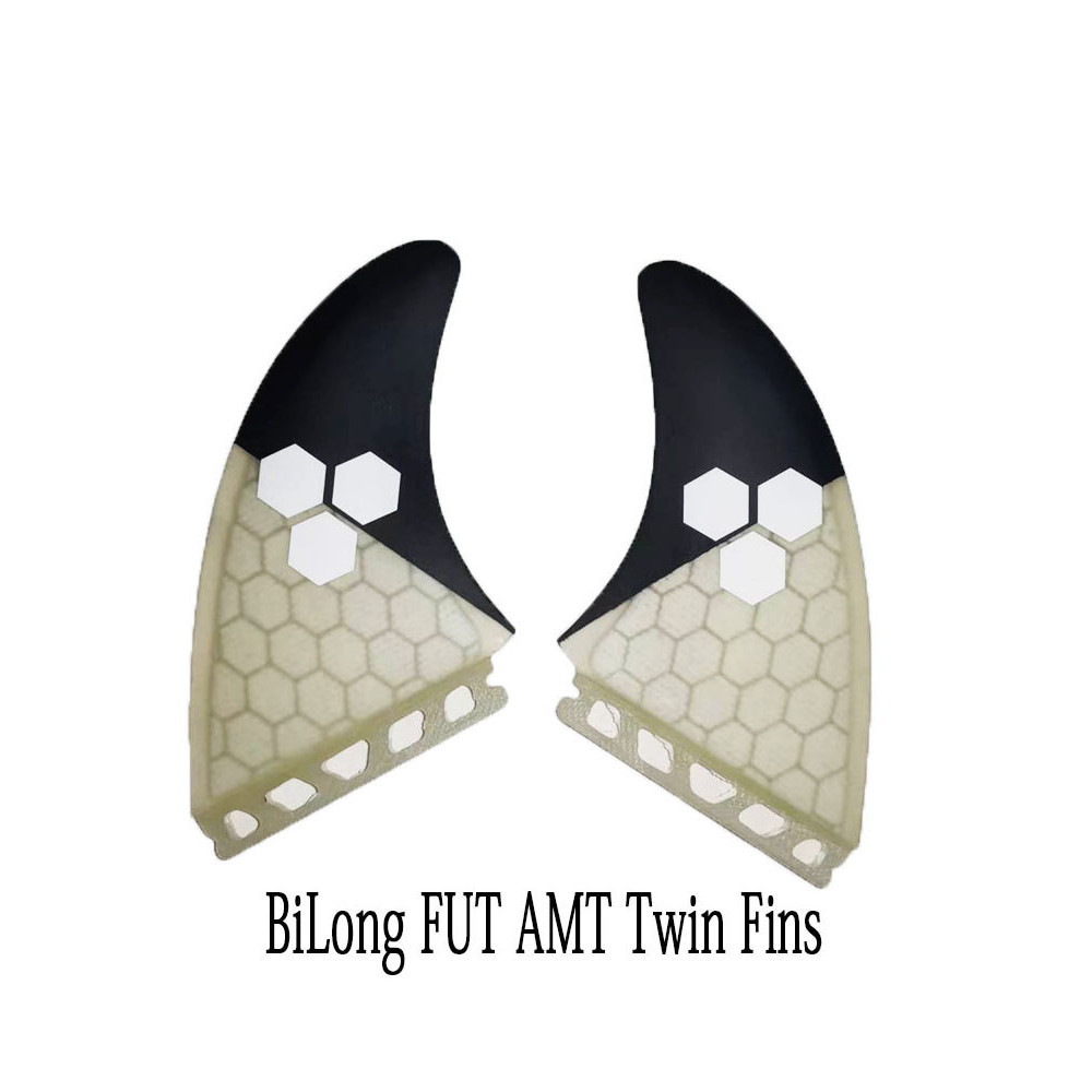 BiLo特價ng FCS AM Twin Fins 加大尺寸沖浪板尾鰭玻璃纖維加強核心新品