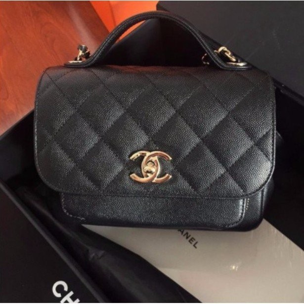 二手精品 Chanel 香奈兒 Business Affinity Flaps Bag 郵差包 鏈條包 肩背包