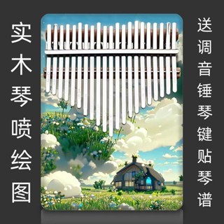 🎈人氣爆款🎈新款21音拇指琴初學者彩色卡通17音手指鋼琴kalimba樂器兒童禮物抖音好物