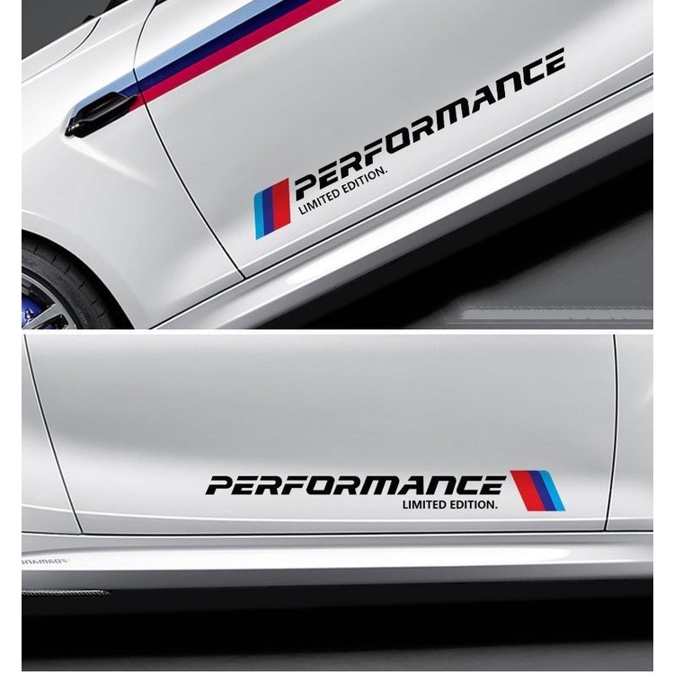 新上☆汽車貼紙 bmw貼紙 M-Performance車貼 適用於寶 馬車身貼紙 反光貼紙 bmw車貼 1系3系gt4系