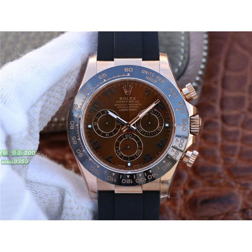 Rolex N廠 勞力士 熊貓 迪通拿三眼計時功能 4130自動機芯 機芯錶 男士腕錶
