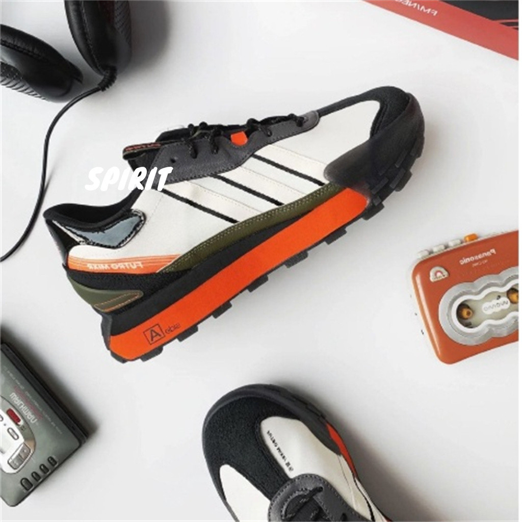 韓國🇰🇷連線 adidas neo Futro Mixr“fm碰碰鞋”高筒 運動休閒鞋 男女同款 米黑 黑橙