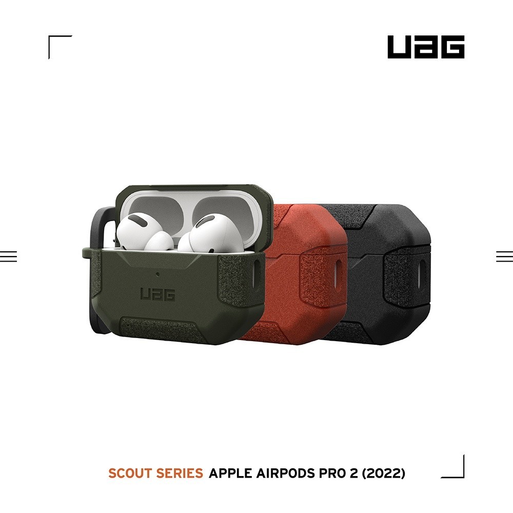 【現貨免運】UAG AirPods Pro 2代 耐衝擊 防塵 保護殼 耳機殼 耳機 防摔 防摔殼 磁吸 無線充電 保護