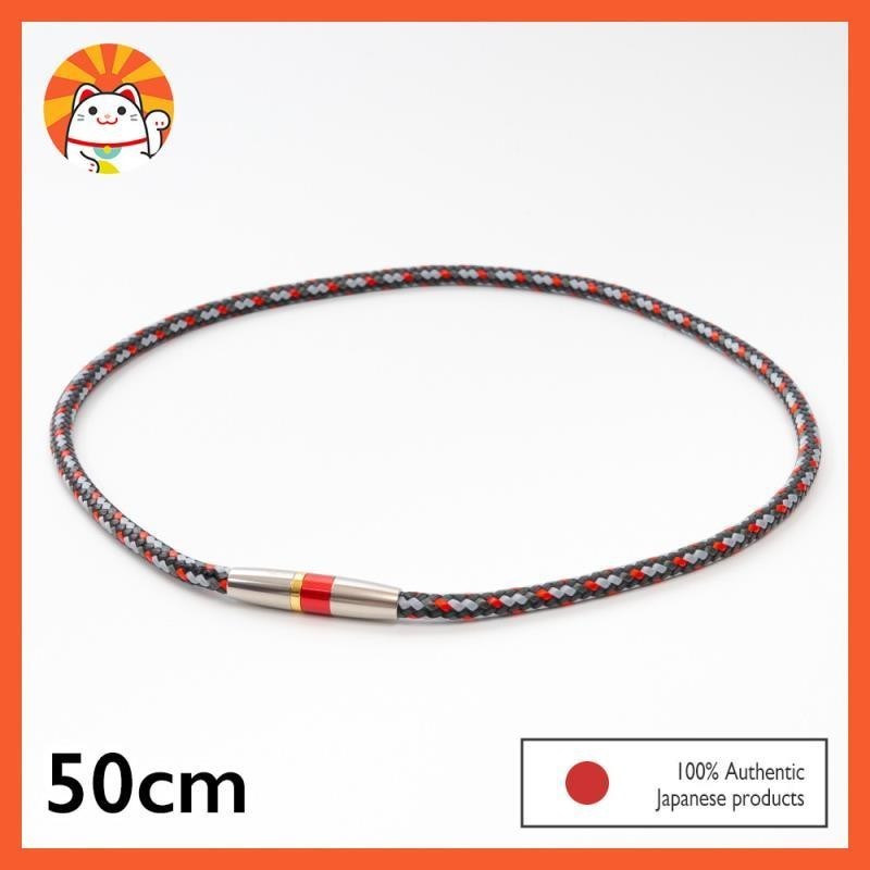 【台灣出貨】Phiten 銀谷 RAKUWA 項鍊吊墜 紅色的 50厘米 p059