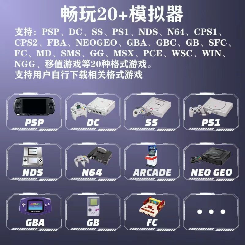 掌機 掌上遊戲機 RG353PS開源掌機復古iPS高清屏游戲機SFC聯機串流GBA口袋妖怪