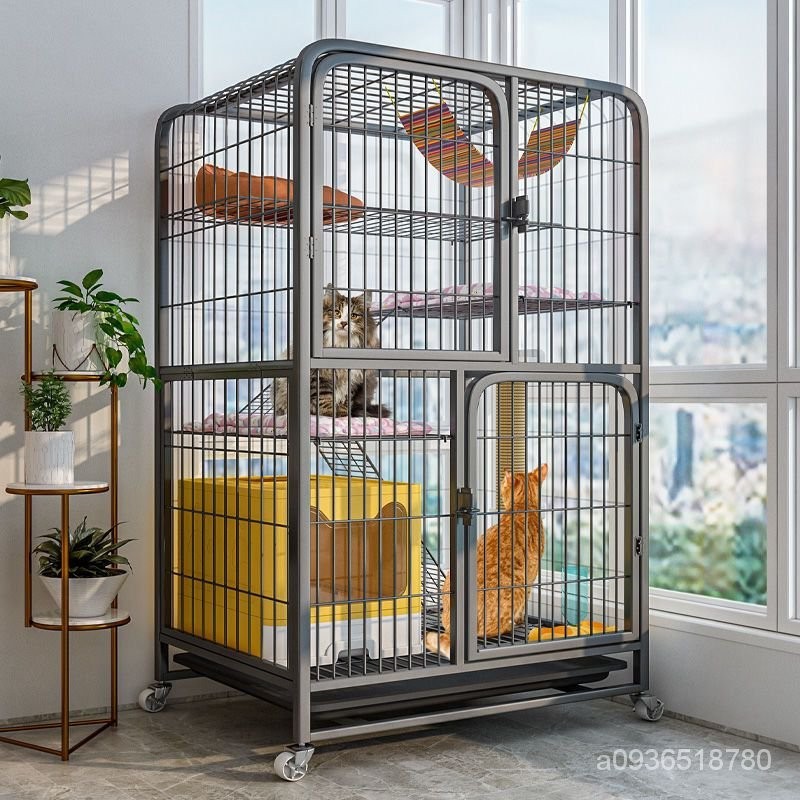 貓籠子傢用別墅室內超大自由空間貓咪貓捨貓屋貓窩貓櫃貓圍欄寵物 JBOO