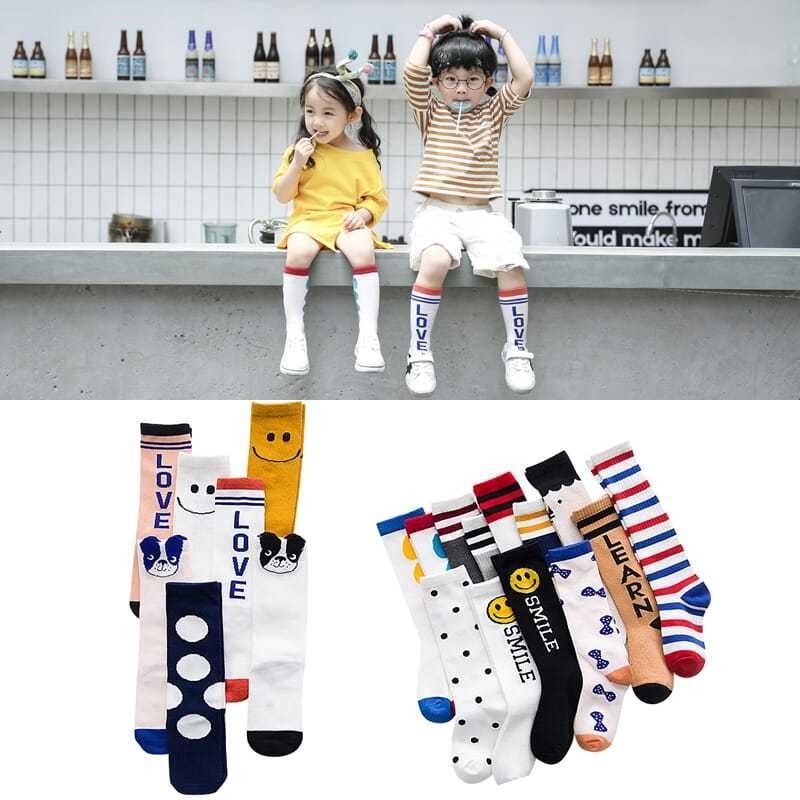 🌸GIGI韓國兒童長筒襪 🌸兒童襪 棉質童襪 長筒學生襪 地板襪 女童棉襪 嬰兒 寶寶潮襪 男女兒童同款