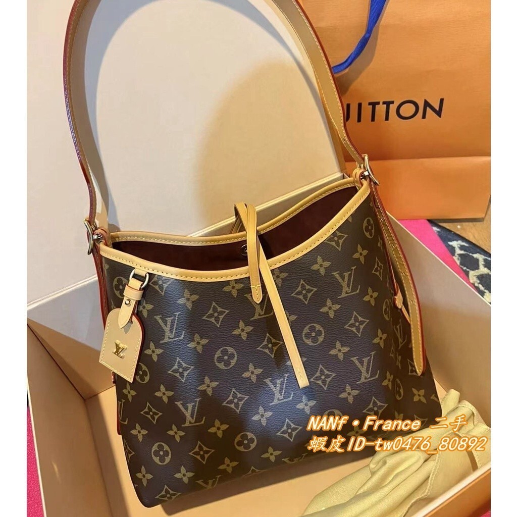 精品二手 LV 路易威登 新款carryall 小號 M46203 子母包 購物袋 肩背包 手提包 實拍