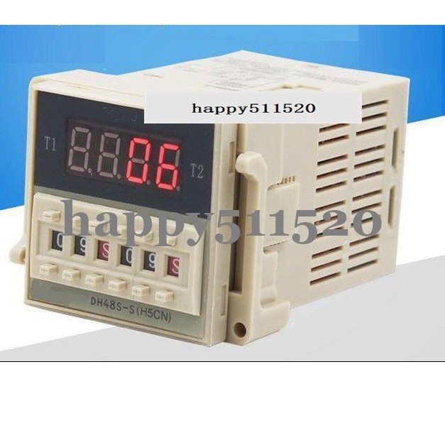 [happy優選]數位時間繼電器DH48S-S 迴圈控制時間延時器 時間控制器 延遲開關511520